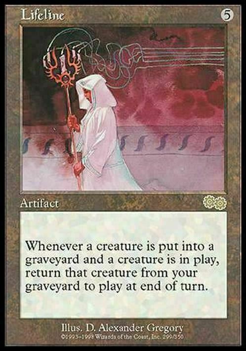 Lifeline ~ Urza's Saga [ HEAVILY PLAYED ] [ Magic MTG ]