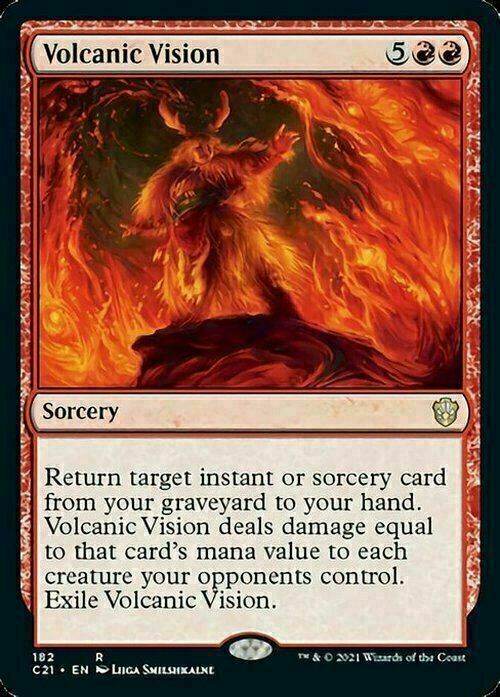 Volcanic Vision ~ Commander: Strixhaven [ NearMint ] [ Magic MTG ]