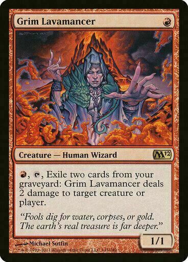 Grim Lavamancer ~ Magic 2012 [ Excellent ] [ Magic MTG ] - London Magic Traders Ltd