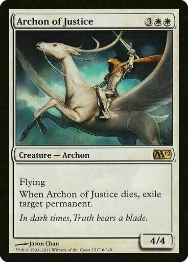 Archon of Justice ~ Magic 2012 [ Excellent ] [ Magic MTG ]