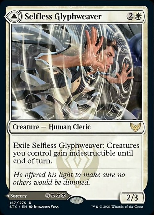 Selfless Glyphweaver // Deadly Vanity ~ Strixhaven [ NearMint ] [ Magic MTG ]