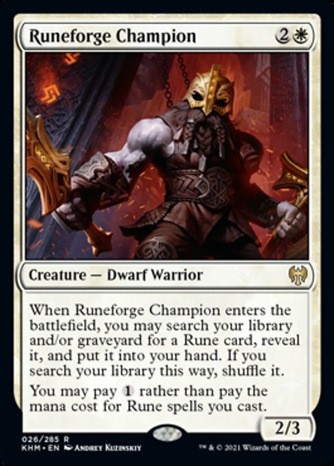 Runeforge Champion ~ Kaldheim [ NearMint ] [ Magic MTG ]