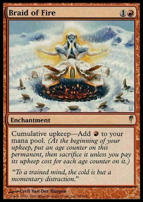 Braid of Fire ~ Coldsnap [ PLAYED ] [ Magic MTG ]