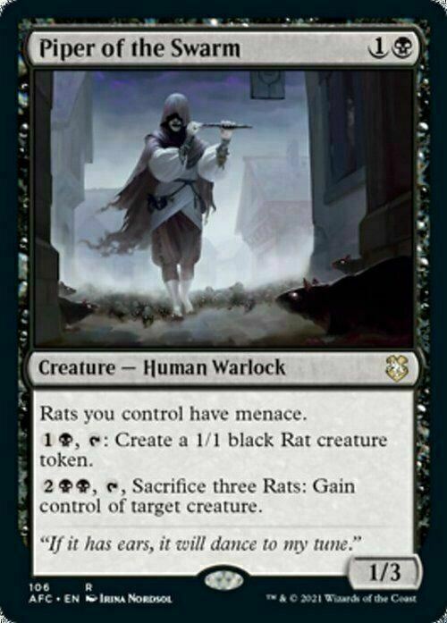 Piper of the Swarm ~ Commander: Adventures in the Forgotten Realms [ NearMint ]