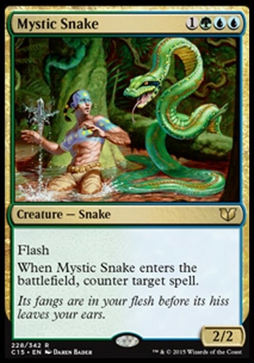 Mystic Snake ~ Commander 2015 [ Excellent ] [ Magic MTG ]