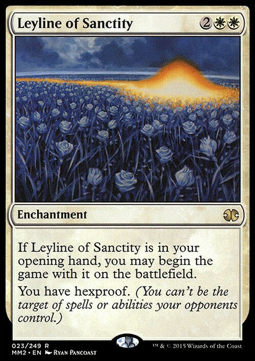 Leyline of Sanctity ~ Modern Masters 2015 [ NearMint ] [ Magic MTG ]