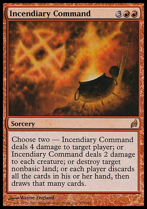 Incendiary Command ~ Lorwyn [ Excellent ] [ Magic MTG ]