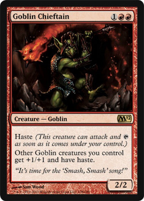 Goblin Chieftain ~ Magic 2012 [ Excellent ] [ Magic MTG ]