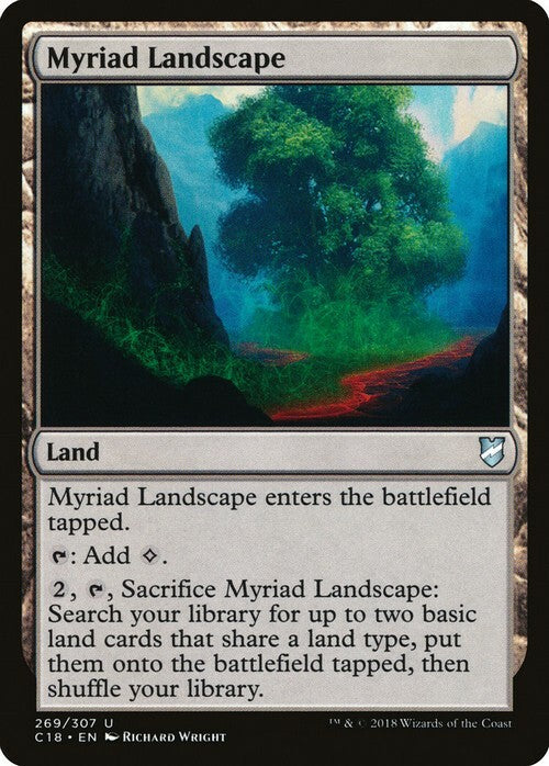 Myriad Landscape ~ Commander 2018 [ Excellent ] [ Magic MTG ]