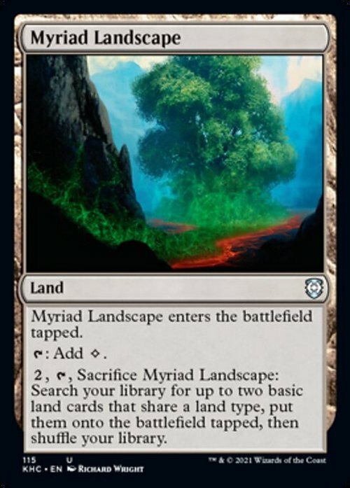 Myriad Landscape ~ Commander: Kaldheim [ NearMint ] [ Magic MTG ]