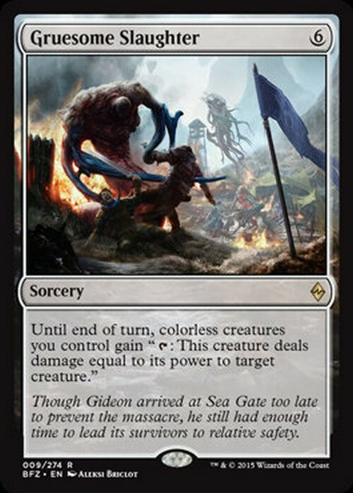 Gruesome Slaughter ~ Battle for Zendikar [ Excellent ] [ Magic MTG ]