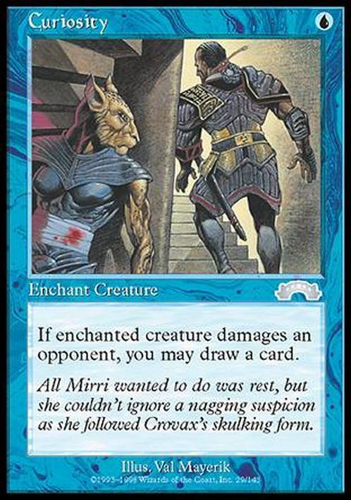Curiosity ~ Exodus [ PLAYED ] [ Magic MTG ]