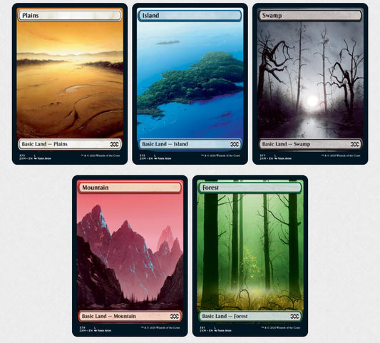 Choose your FULL ART Land ~ Double Masters [ NearMint ] [ Magic MTG ]