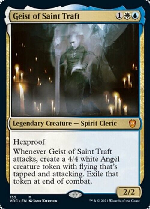 Geist of Saint Traft ~ Commander: Crimson Vow [ NearMint ] [ MTG ]