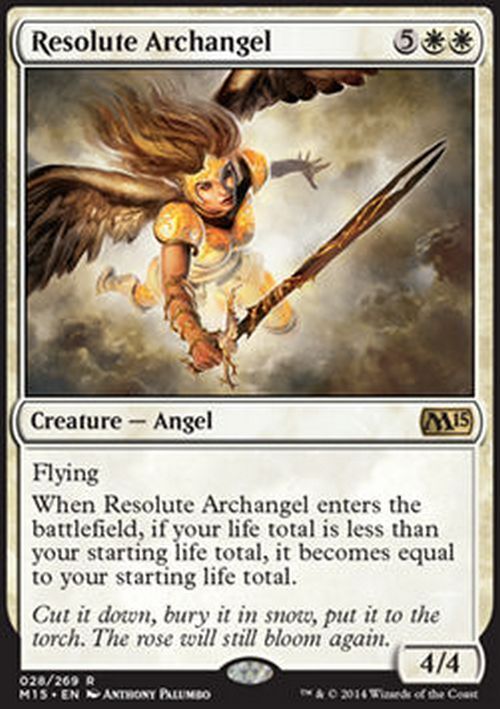 Resolute Archangel ~ Magic 2015 [ Excellent ] [ Magic MTG ]