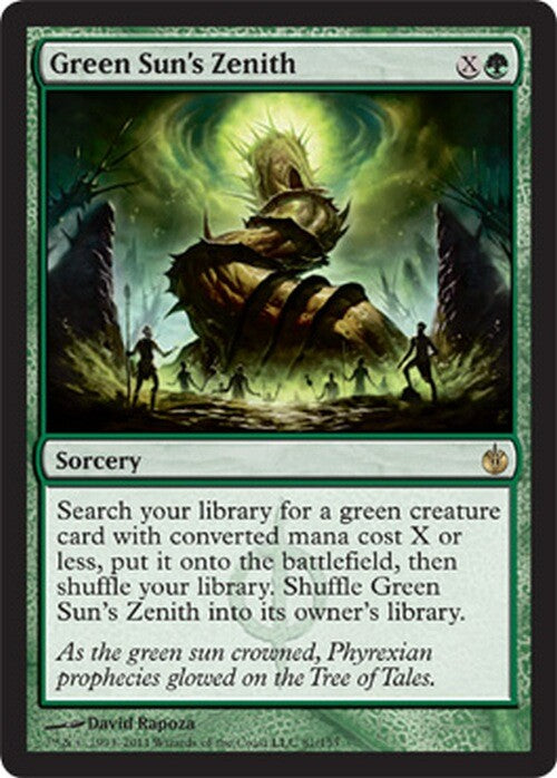 Green Sun's Zenith ~ Mirrodin Besieged [ Excellent ] [ Magic MTG ]