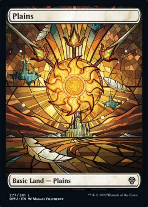 Choose your FULL ART Stained Glass LAND ~ Dominaria United [ NM ] [ Magic MTG ]
