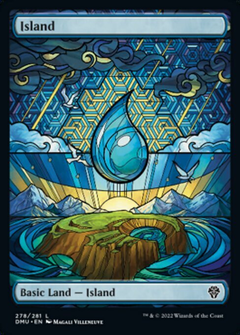 Choose your FULL ART Stained Glass LAND ~ Dominaria United [ NM ] [ Magic MTG ]