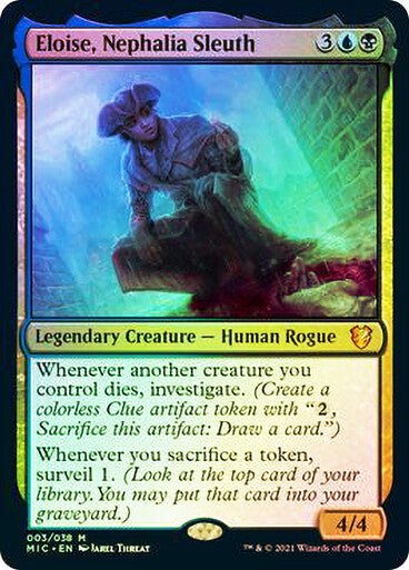 FOIL Eloise, Nephalia Sleuth~ Commander: Midnight Hunt [ NM ] [ Magic MTG ]