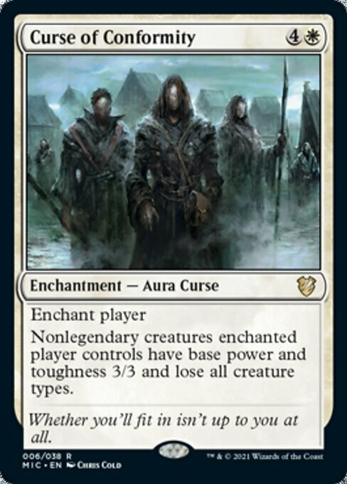 Curse of Conformity ~ Commander: Midnight Hunt [ NearMint ] [ MTG ]