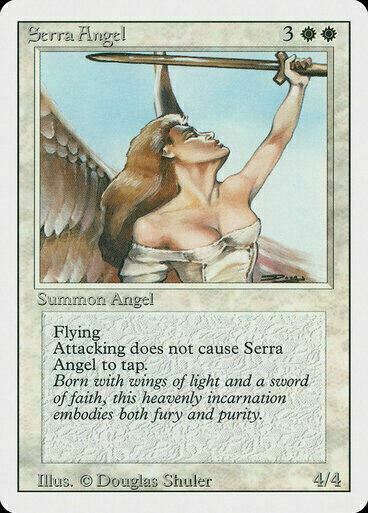 Serra Angel ~ Revised [ PLAYED ] [ Magic MTG ]