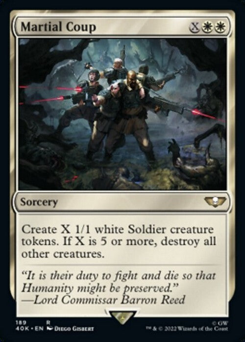 Martial Coup ~ Commander: Warhammer 40,000 [ NearMint ] [ Magic MTG ]