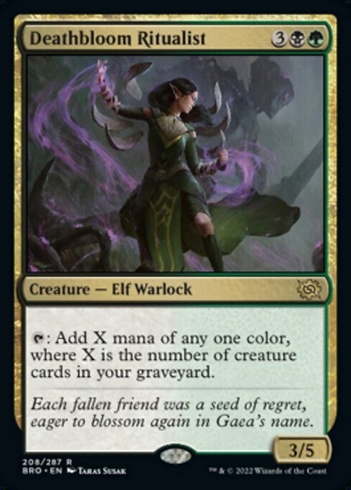Deathbloom Ritualist ~ The Brothers' War [ NearMint ] [ Magic MTG ]