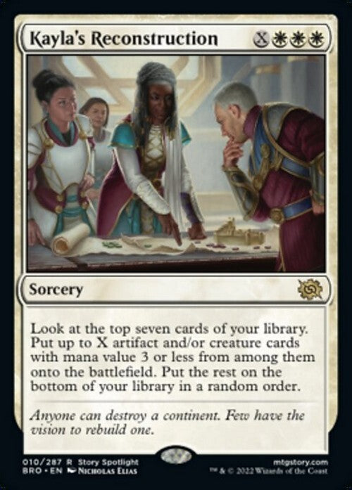 Kayla's Reconstruction ~ The Brothers' War [ NearMint ] [ Magic MTG ]