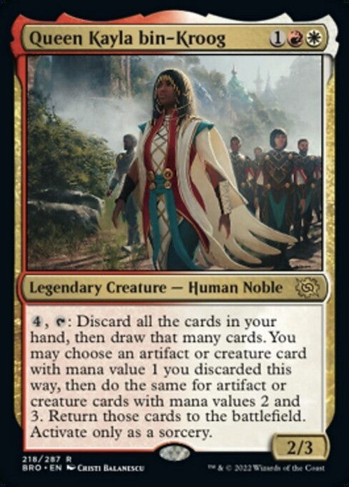 Queen Kayla bin-Kroog ~ The Brothers' War [ NearMint ] [ Magic MTG ]
