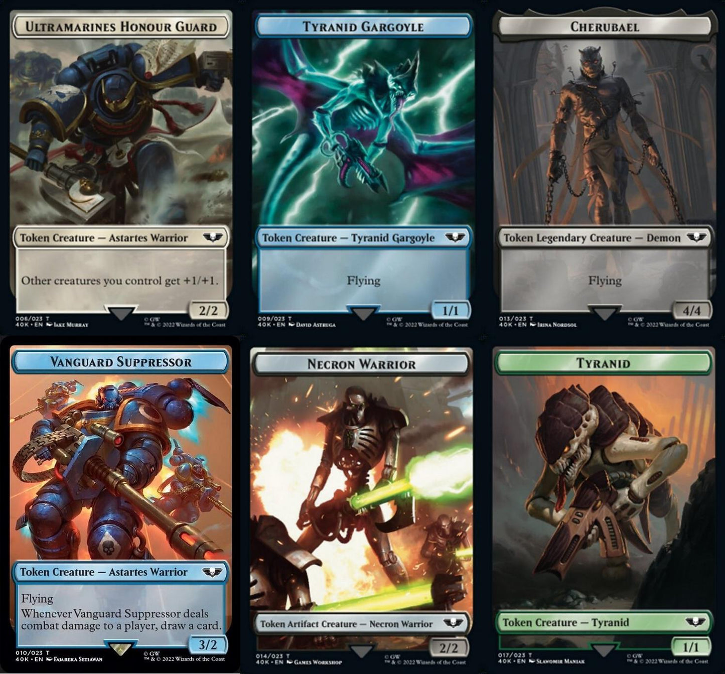 Choose your TOKEN ~ Commander: Warhammer 40,000 [ NearMint ] [ Magic MTG ]