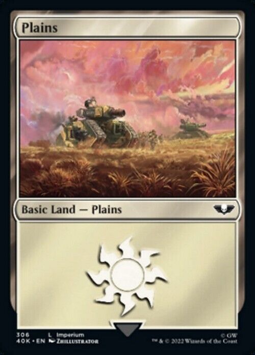 Choose your BASIC LAND ~ Commander: Warhammer 40,000 [ NearMint ] [ Magic MTG ] - London Magic Traders Limited