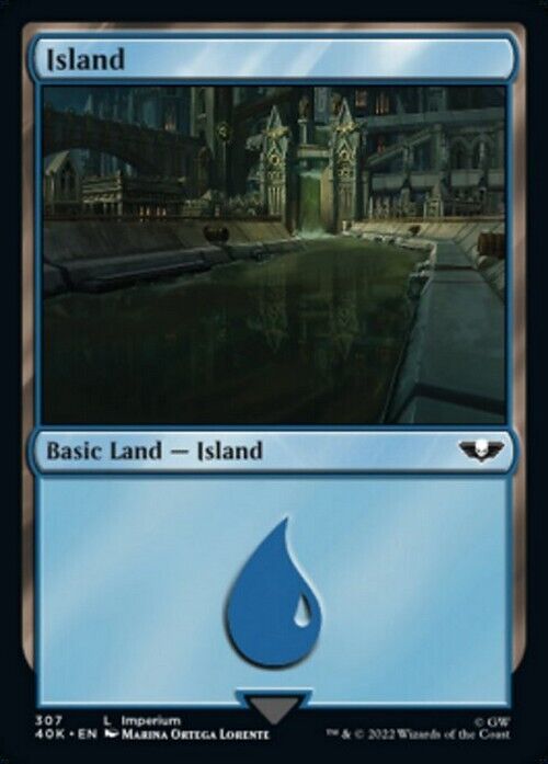 Choose your BASIC LAND ~ Commander: Warhammer 40,000 [ NearMint ] [ Magic MTG ] - London Magic Traders Limited