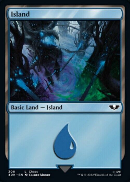 Choose your BASIC LAND ~ Commander: Warhammer 40,000 [ NearMint ] [ Magic MTG ] - London Magic Traders Limited