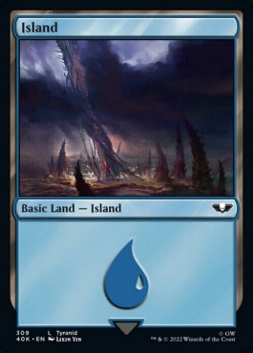 Choose your BASIC LAND ~ Commander: Warhammer 40,000 [ NearMint ] [ Magic MTG ] - London Magic Traders Limited