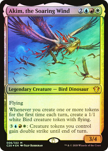 FOIL Akim, the Soaring Wind ~ Commander: Ikoria [ NearMint ] [ Magic MTG ] - London Magic Traders Ltd