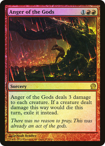 FOIL Anger of the Gods ~ Theros [ Excellent ] [ Magic MTG ]
