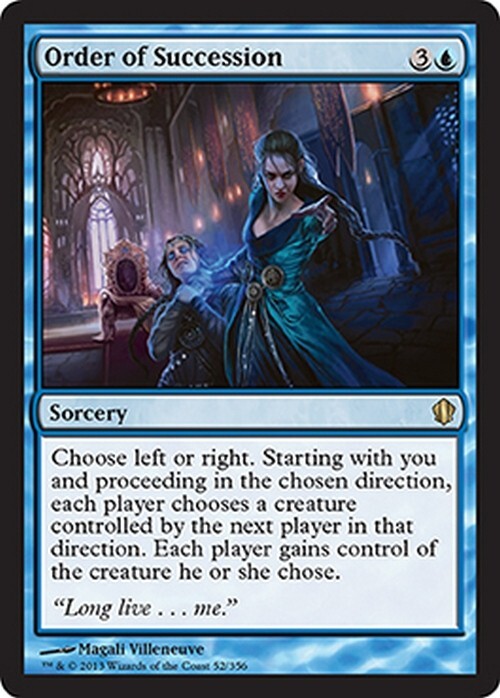 Order of Succession ~ Commander 2013 [ Excellent ] [ Magic MTG ]