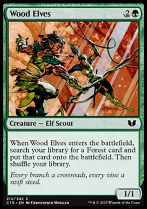 Wood Elves ~ Commander 2015 [ Excellent ] [ Magic MTG ]