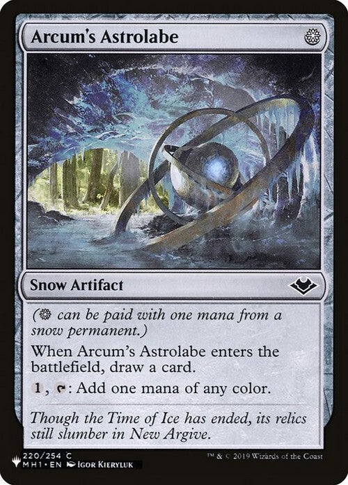 Arcum's Astrolabe ~ The List [ NearMint ] [ Magic MTG ]