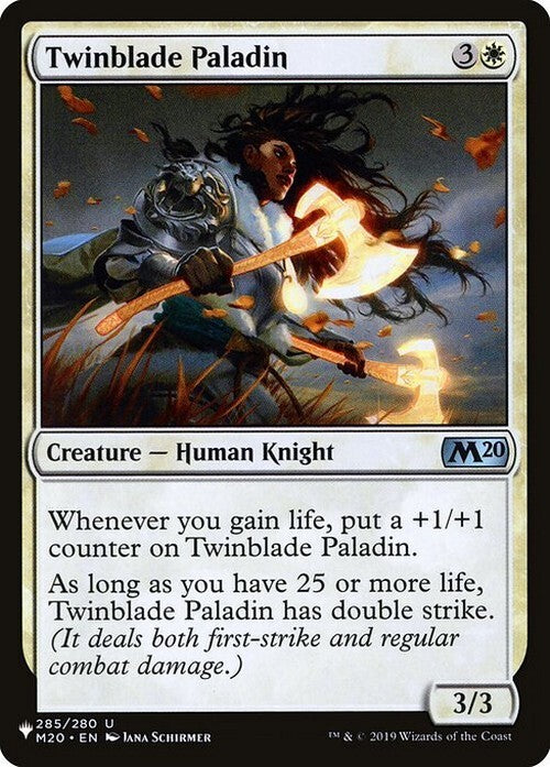 Twinblade Paladin ~ The List [ NearMint ] [ Magic MTG ] - London Magic Traders Ltd