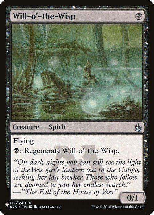 Will-o'-the-Wisp ~ The List [ NearMint ] [ Magic MTG ] - London Magic Traders Ltd