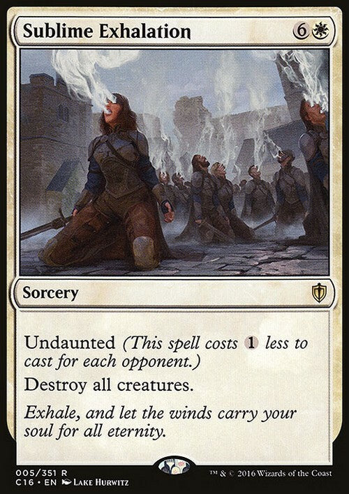 Sublime Exhalation ~ Commander 2016 [ NearMint ] [ Magic MTG ]