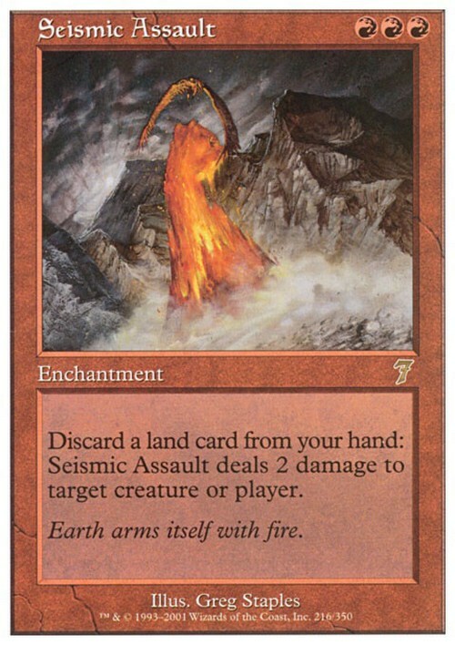 Seismic Assault ~ Seventh Edition [ Excellent ] [ Magic MTG ]