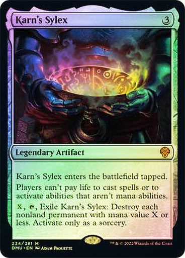 FOIL Karn's Sylex ~ Dominaria United [ NearMint ] [ Magic MTG ]