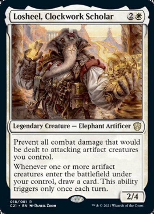 Losheel, Clockwork Scholar ~ Commander: Strixhaven [ NearMint ] [ Magic MTG ]