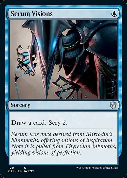 Serum Visions ~ Commander: Strixhaven [ Excellent ] [ Magic MTG ] - London Magic Traders Ltd