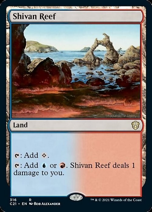 Shivan Reef ~ Commander: Strixhaven [ NearMint ] [ Magic MTG ]