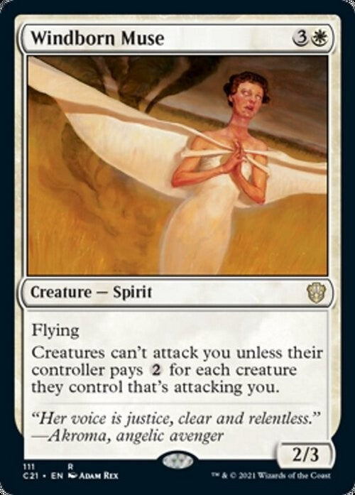 Windborn Muse ~ Commander: Strixhaven [ NearMint ] [ Magic MTG ]