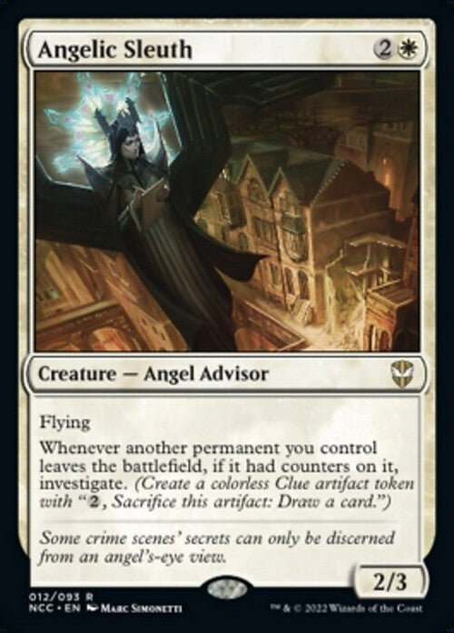 Angelic Sleuth ~ Commander: Streets of New Capenna [ NearMint ] [ MTG ]