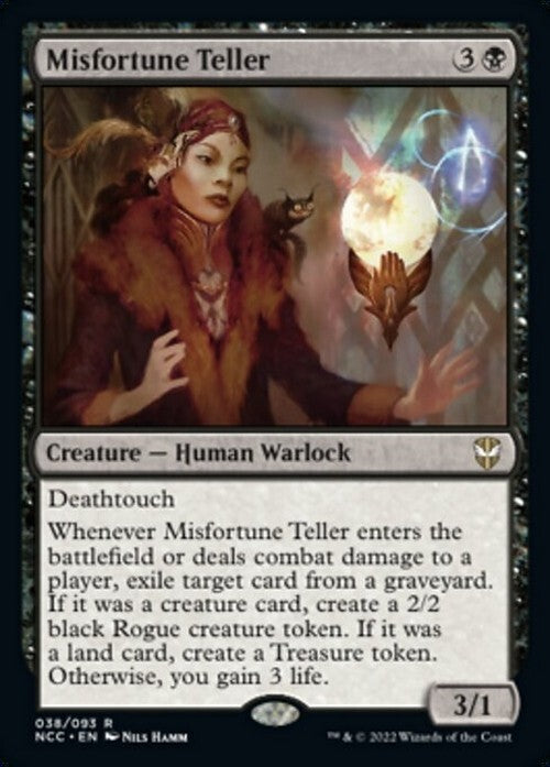 Misfortune Teller ~ Commander: Streets of New Capenna [ NM ] [ Magic MTG ]